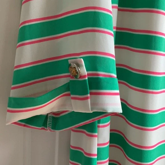 Pink Owl stripe dress - Picture 3 of 4